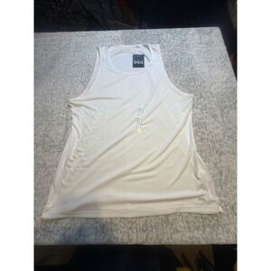 DSG Men's Athletic Tank Top White Size L Sleeveless Workout Gym Sportswear‎ NWT